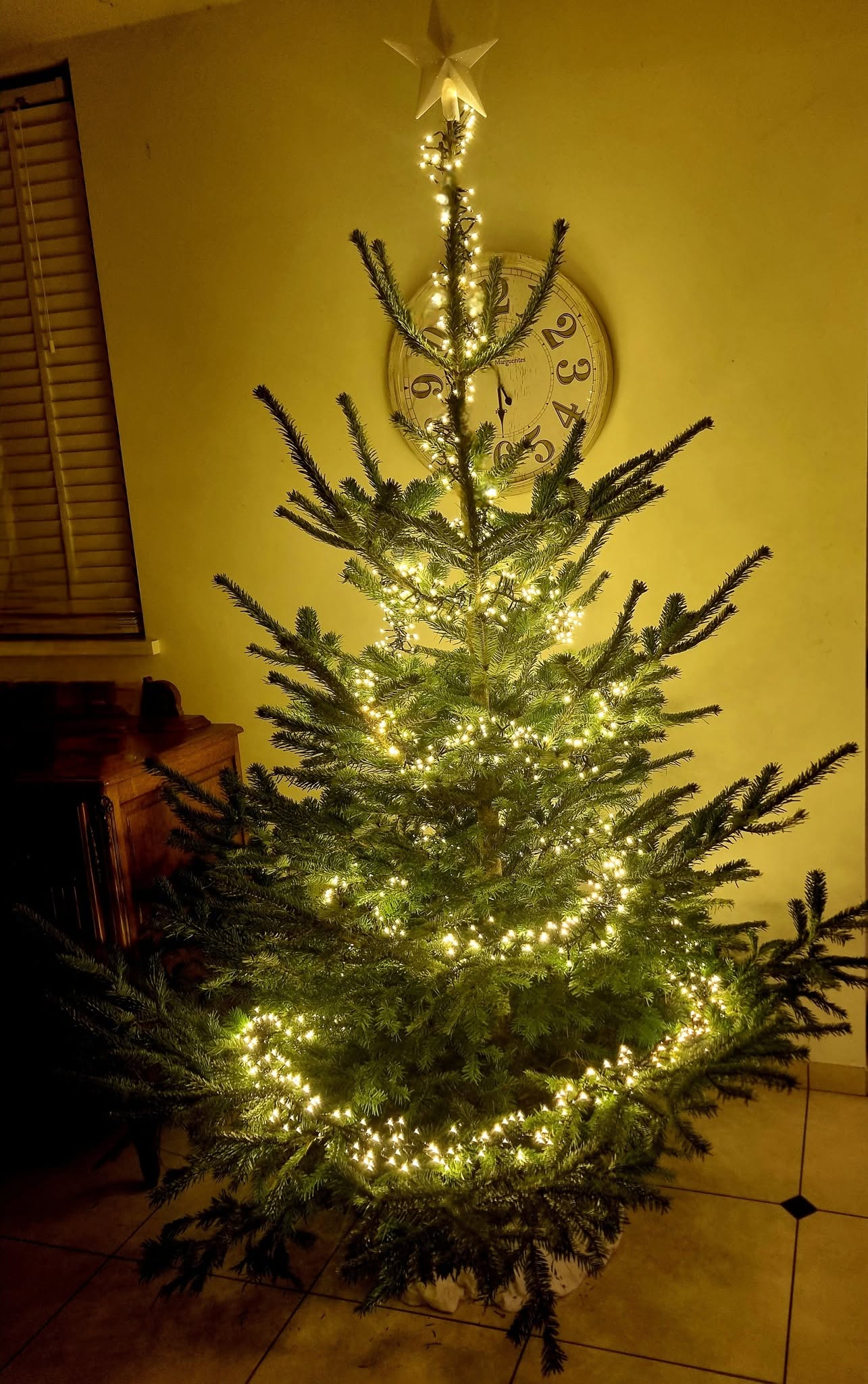 Thème de Noël au salon de coiffure La Coupe d'Argent à Juprelle